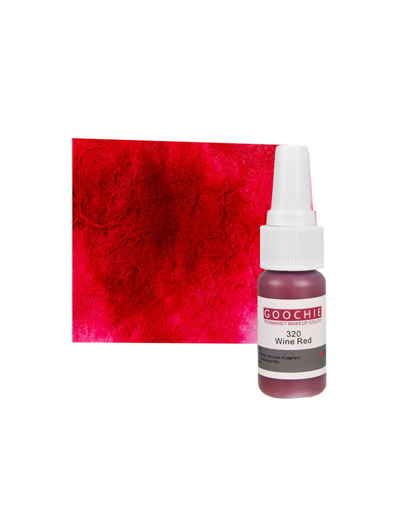 Goochie sminktetováló pigment,  Wine Red, 320