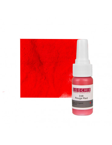 Goochie sminktetováló pigment, Rouge Red, 338