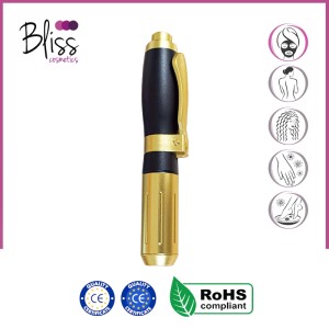 Hyaluron pen tű nélküli ajak és ráncfeltöltő eszköz, Black and Gold színben, 0.3 ml - 0.5 ml