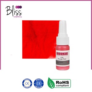 Goochie sminktetováló pigment, Rouge Red, 338